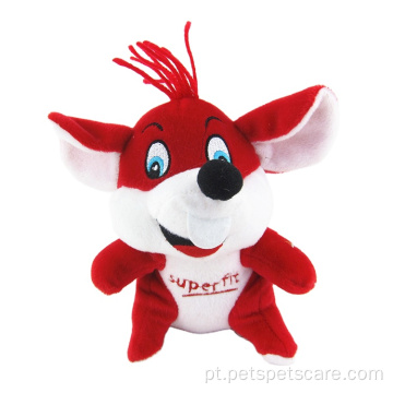 Fox Dog Plush Fox Toy para mastigar cães